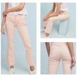 Anthropologie Pilcro the Leterpress polka dot high rise bootcut jeans 28 Photo 1