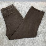 a.n.a Highest Rise Vintage Straight Jeans. Brown Sz 14Ab Photo 1