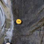 August Max Woman Vintage Black Suede Leather Blazer Jacket‎ Size 18 Career Photo 9