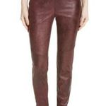 Free People Brown Faux Suede Vegan Leather Leggings Size 27 Photo 8