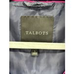 Talbots  Puffer Down Vest Woman's Size Large Navy Quilted Outdoor Photo 3