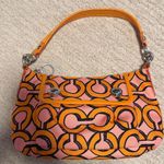 Coach  Orange Poppy Optic Shoulder Bag Photo 0
