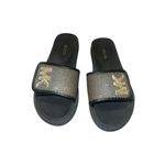 ✨Michael Kors MK Logo Slide Sz 7 Sandals✨ Black Photo 4