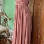 Free People  One Adella Crochet Boho Romantic Maxi Slip Dress FairyCore Sz XS Photo 4