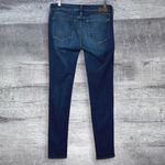 Mavi Jeans Mavi Adriana Super Skinny Dark Blue Jean Women 29 (32X31) Mid Rise Stretch Denim Photo 5