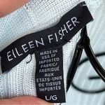 Eileen Fisher  Light Blue Open Front long casual minimalist cardigan size Large Photo 8