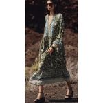 ZARA NWT Maxi Boho Dress NWT Sz. XS Photo 1