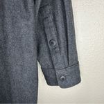 Madewell  Latitude gray wool blend patch pocket shirt dress size medium Photo 9