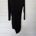 BCBG Maxazria Women’s 6 Black Faux Wrap Dress Photo 3