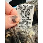 Susan Bristol Neutral Cardigan Sweater Women’s 1X Alpaca Mohair Wool Chunky Knit 3/4 Sleeves Photo 6