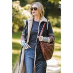 Free People  Movement Surplus Shine Carryall Bag Purse Nutshell Brown NWT New Photo 4