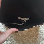 Black and White Geometric Clutch with Gold Chain Photo 4