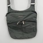 Baggallini Gray Sling Bag Crossbody Purse Tote Pockets Packable Adjustable Photo 2