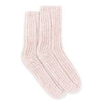 LEMON Chunky Knit Sweater Socks Pink & Mint One Size NEW Photo 6