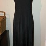 H&M  Black V Neck Connecticut Midi Dress Photo 2