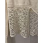 Jones New York  Womens Sm Ivory Knit Tie-Front Crochet Cardigan Shrug Cardigan Photo 2
