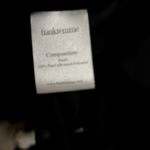 Frank Remme black long sleeve scarf dress NWOT( has a flaw) Size L Photo 4