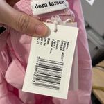 Anthropologie  x Dora Larsen Emeli Ruffled Dress Size 10 Linen Blend Photo 3