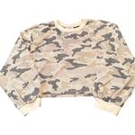 Women's XL Green Camo Pullover Sweater Long Sleeve Casual Photo 3