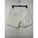 LC Lauren Conrad Lauren Conrad White Denim Shorts Women's Size 6 Cuffed Casual Summer Style Photo 6