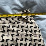 Never worn: Hand Made Black & Gray Geometric Pattern Skirt Size M Photo 2