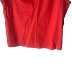 MELLODAY Mellowday‎ Women's Size Small Red Scallop Sleeveless Career Office Top Photo 2