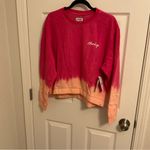 Hurley Women's Tie Dye Cropped Crew Sweatshirt size large Photo 2