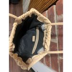 ZARA  Faux Leather Tote Bag Beige Photo 7