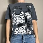 ZARA  Black White Gray Graphic T Shirt Size Small Photo 0
