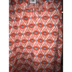 CAbi L 'Sunshine' Orange Blue Geometric Print Flowy Tank Top Photo 10