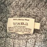 SAOL Aran Irish Sweater 100% Merino Wool Ireland Fisherman Cable Knit XXL Gray Photo 4