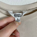 Steve Madden BB Dakota Smokeshow Ribbed Bodycon Mini Dress in Beige Size S Photo 6