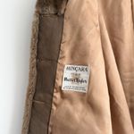 Vintage Mincara Russel Taylor Faux Fur Jacket Womens Large Tan Mob Wife Glam Brown Photo 11