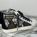 P448 John/Skate Snakeskin Print High Top Python Brown Shoe Women Size EU 38 NEW Photo 2