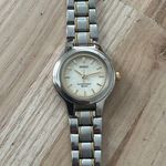 Seiko Ladies Watch Spiral Stainless Dial Gold-Tone Markers Two-Tone Bracelet Photo 4