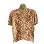 ZARA   PRINT T-SHIRT ROUND NECK ANIMAL PRINT  Size Small Photo 2