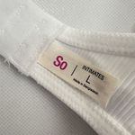 SO Kohl's  Bra Womens L Convertible Bralette White Lace Padded Pretty Feminine Photo 3