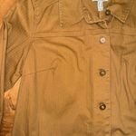 D & co. Women’s utility light jacket dark khaki‎ size small button down Tan Photo 3