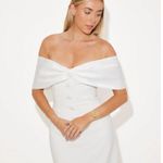 NEVER WORN | Odd Muse The Ultimate Muse Bow Midi Dress White Size M Photo 0