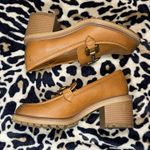 ZODIAC loafer block heel pumps US 6 Brown Photo 2