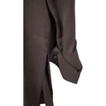 Peter Nygard Vintage  Black Blouse Silk Multicolor Dots‎ Long Sleeve S Photo 2