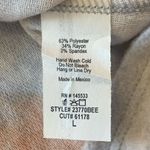 W5  top NWT Large Peach Blue Bishop Sleeve Blanket Soft casual tie dye boat neck Photo 2