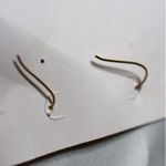 NIP Trades Of Hope Gold/Silver Tone 2"Bar Dangle Fish Hook Y2k Retro Earrings Gold Photo 3