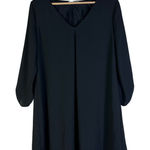 Lush Clothing Lush Mini Dress Women's Medium Black V-Neck 3/4 Sleeve Casual Photo 0