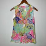 Lilly Pulitzer Roar Of The Seas Essie Tank Top Xsmall Photo 1
