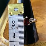 Natural Red Labradorite Sterling Silver Ring Size 9.75 Photo 7