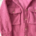 VICI NEW  Pink Oversized Shacket Photo 2