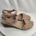 Vionic  Adelaide Ankle Strap Comfort Wedge Sandals Womens Size 7.5 Pink Orthoheel Photo 1