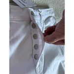 Pistola  Charlie High Rise Classic Straight Ankle Deconstructed Optic White Sz 26 Photo 6