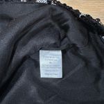 Solemio  Black and Silver Sequin mini Skirt holiday piece New Years Photo 4